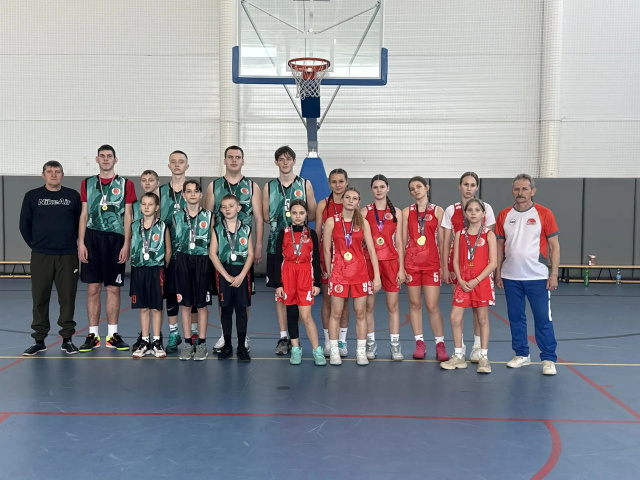 Победители районных соревнований по баск