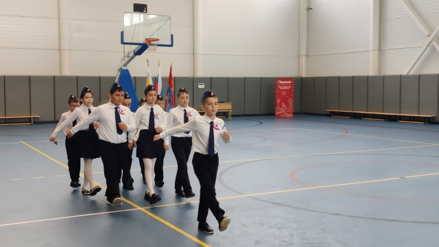 Призеры игры "Зарница 2.0" младшей возрастной категории